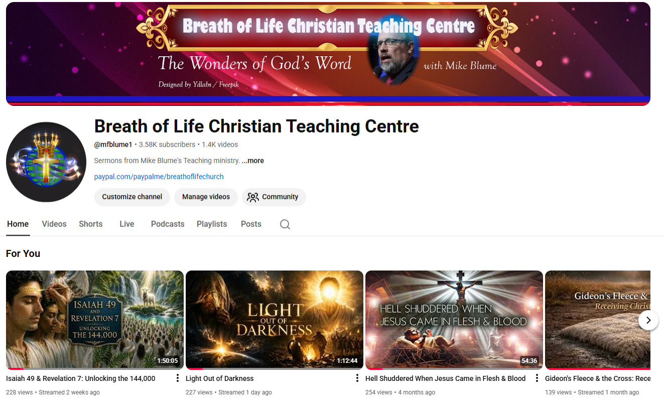 YouTube front page